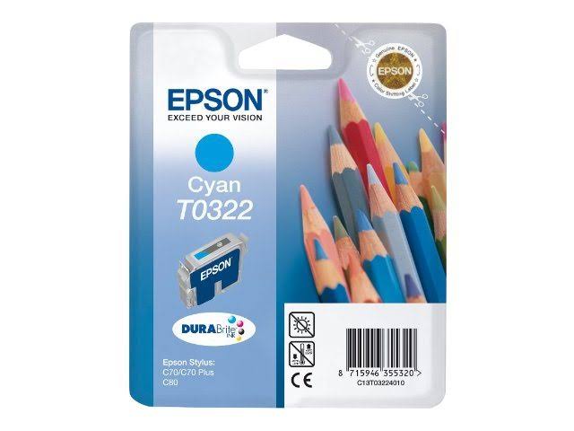 Tinta EPSON T0322 Azul 