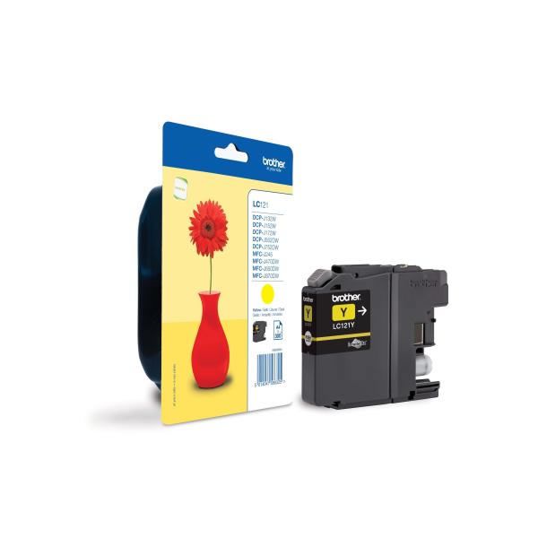 Tinta BROTHER LC121Y Amarilla