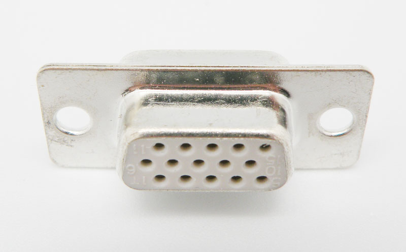 Conector SUB-D HD15 hembra