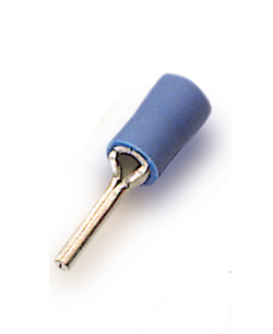 Puntera redonda preais Ø1´9x12mm 1-2´5mm², azul