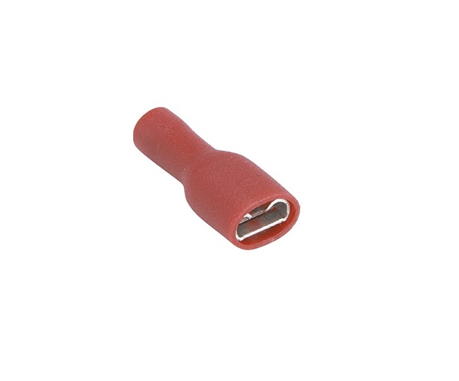 Ter FASTON aislado 6´3x0´8h 0´5-1´5mm², rojo
