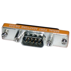 Adaptador DB9 - DB25 M-M metálico