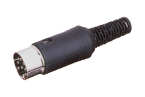 Conector Din6 macho 60°