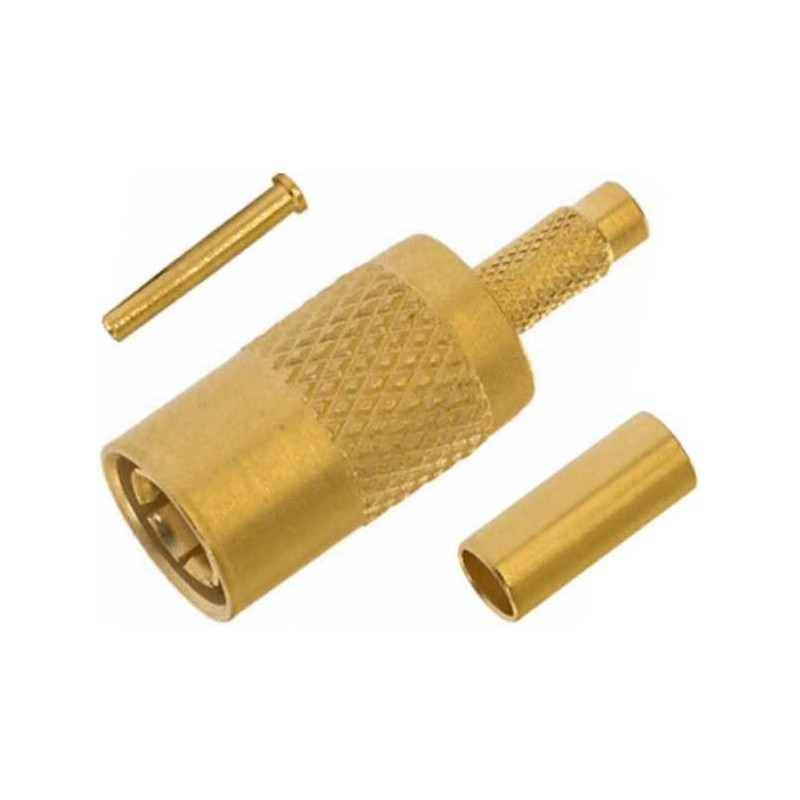 Conector SMB hembra crimpar RG174