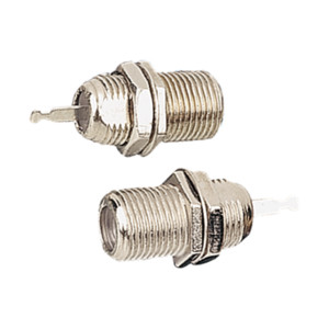 Conector F hembra para panel