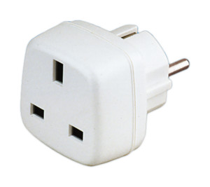 Adaptador de macho europeo a hembra inglesa
